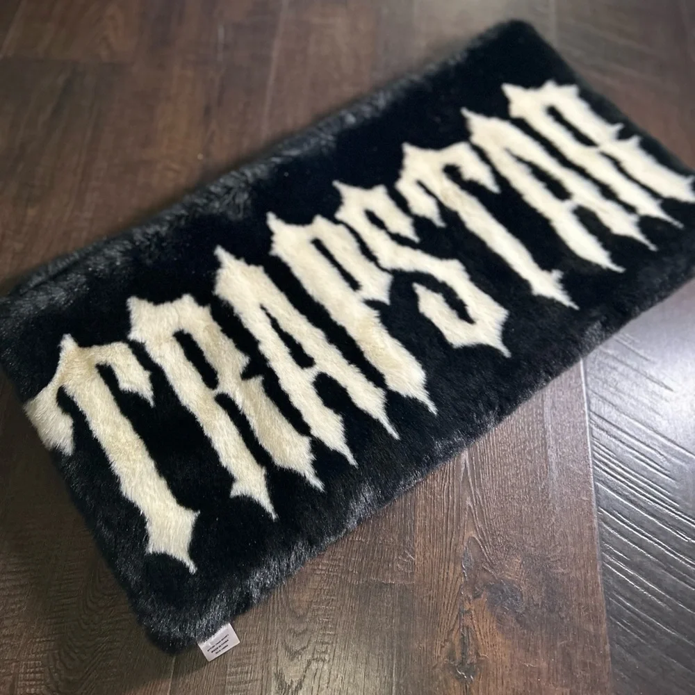 Black and White Faux Fur ‘TRAPSTAR’ Stole